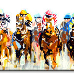 Racehorses. Frances Browne. Artist